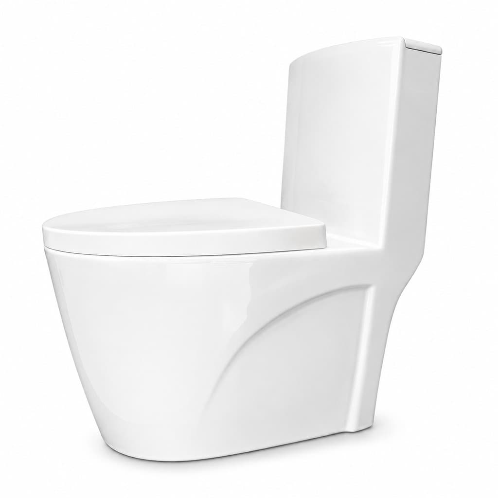 Vaso Sanitário Monobloco Branco Banheiro Cerâmica Luxo
