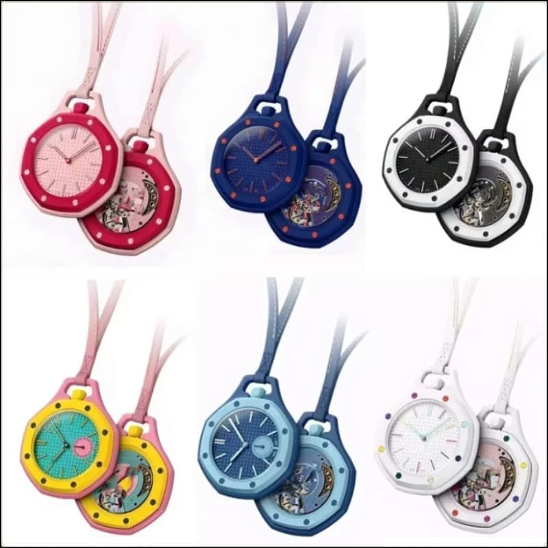 Novo Relógio Conjunto Swatch Pulseira De Quartzo Logotipo 1 : 1 Réplica Royal Carvalho De Bolso Casal Requintado Present