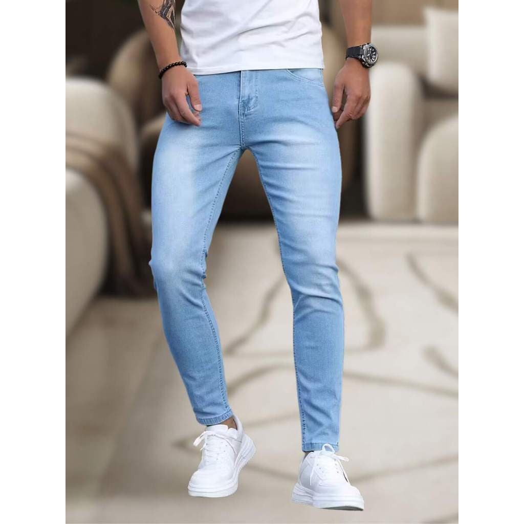 Calça Jeans Masculina Slim Destroyed Moda Linha Premium Original Elastano Roupas direto da fábrica Envio em 24 horas