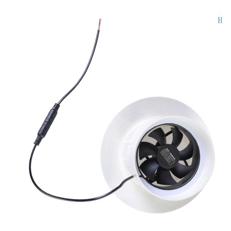 H 110mm Ventilador Ventilação Ar Silencioso Eficiência Energética 12V 3W Para Atmosfera Relaxante Eficiente Li