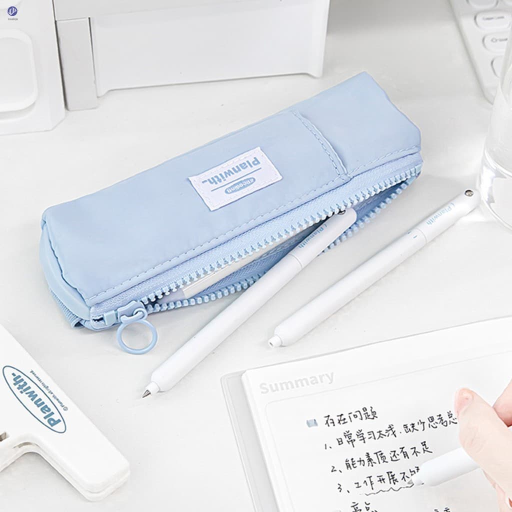 Mini Estojo Portátil De Grande Capacidade-Caixa De Papelaria Com Alça