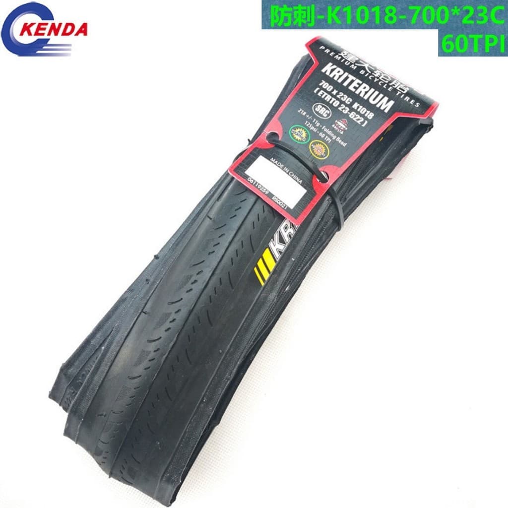 Pneu Jianda K1018 700 * 23C 25C 60TPI Dead Fly Road Bike Pneu dobrável à prova de punção