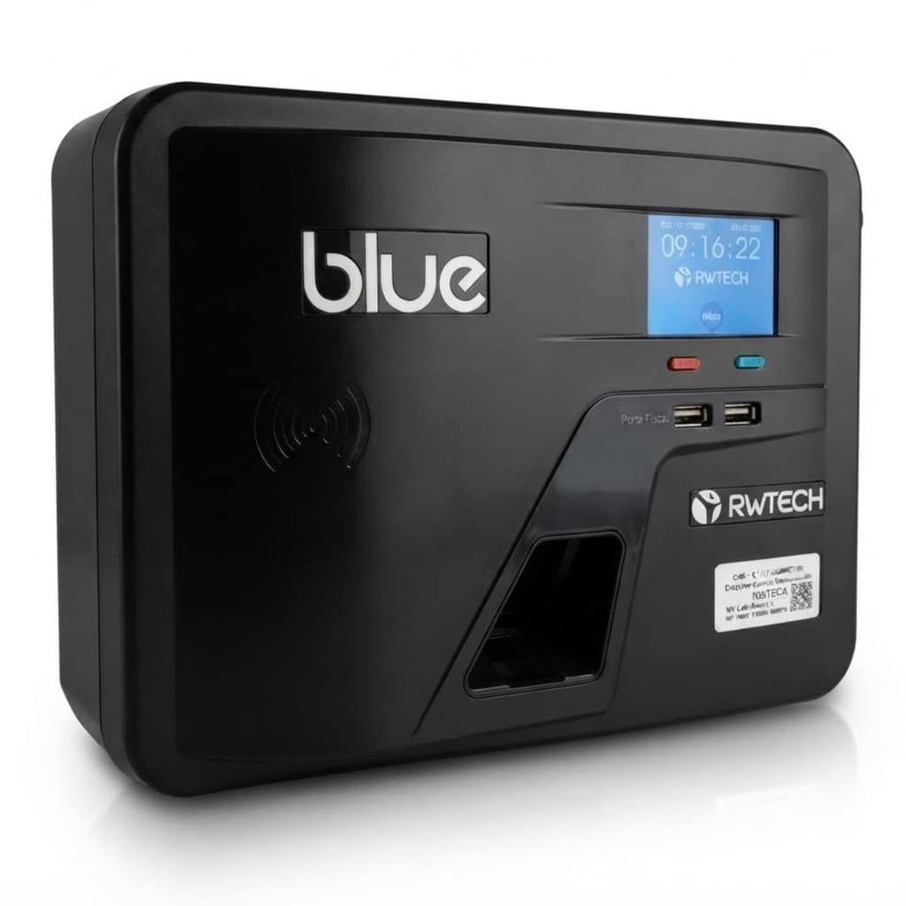 Relógio de Ponto Biométrico Blue - RW Tech