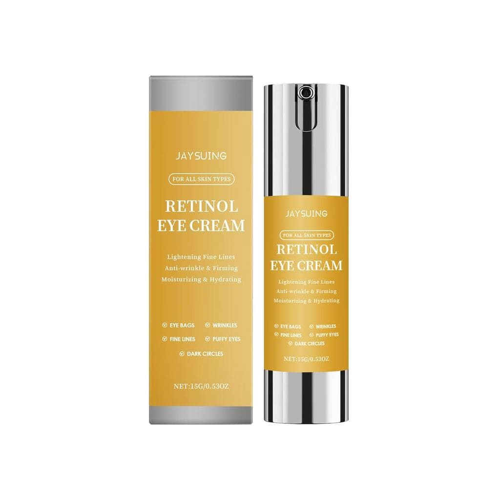 Creme para os Olhos com Retinol e Ácido Hialurônico, Tratamento Antirrugas e Firmador para Olheiras e Linhas Finas, Fórm