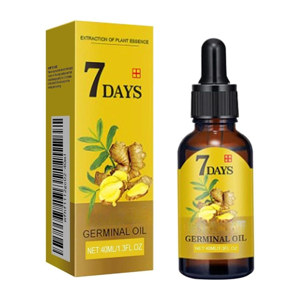 Sérum de Crescimento Capilar de Gengibre para Massagem do Couro Cabeludo, Tratamento dos Folículos Capilares, Cuidado Ca
