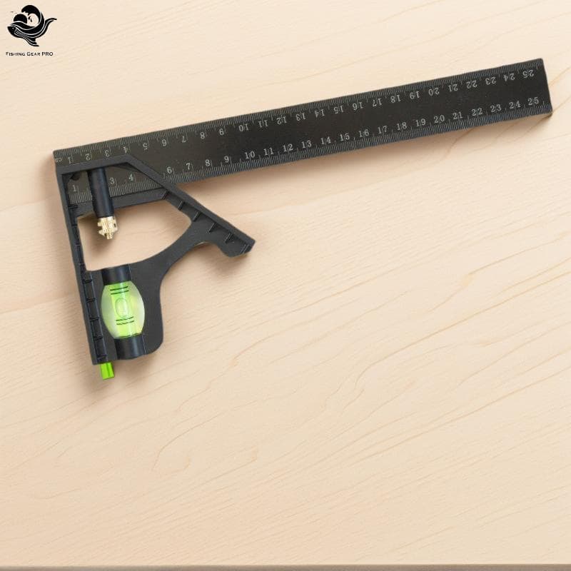 PFG 15/20/25CM Régua De Ângulo Reto Ajustável 45/90 Graus Com Medidor De Nível De Bolha Ferramentas De Medição Multifunc