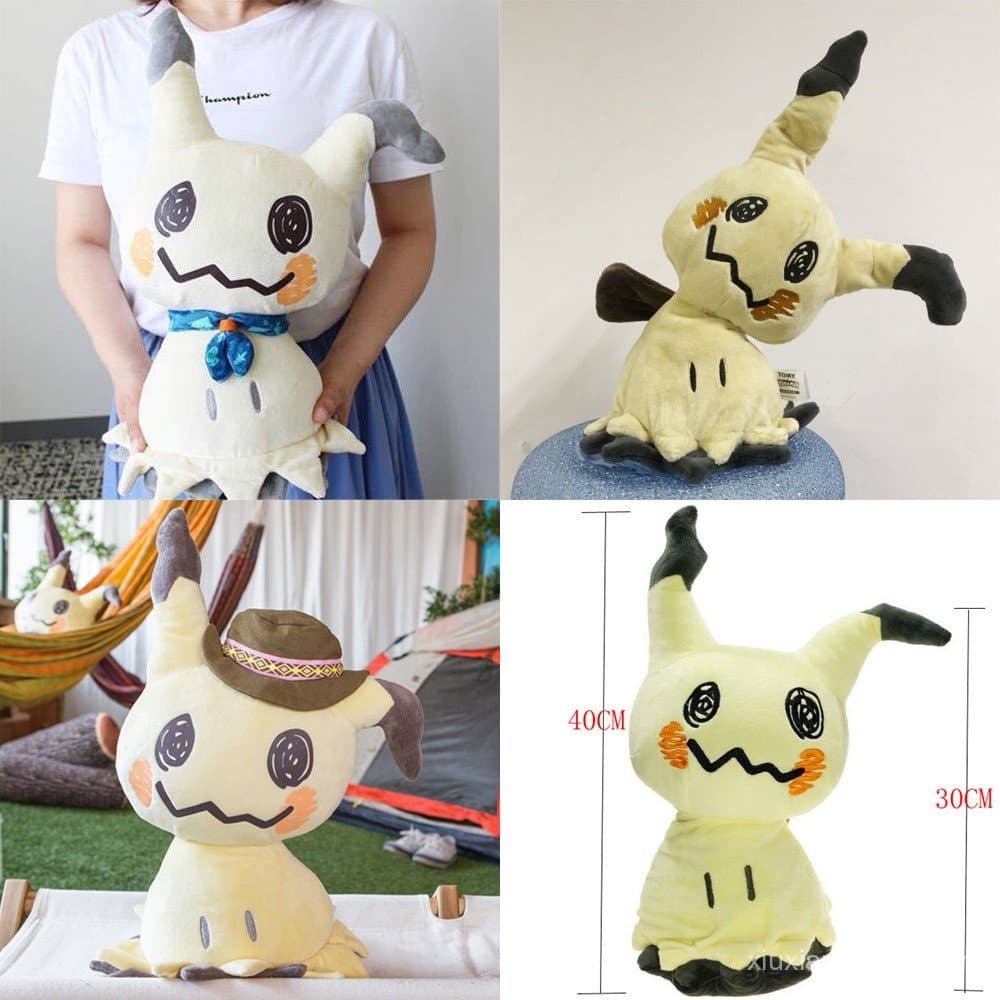Almofada Decorativa de Pelúcia do Pikachu Miaokeyou para Sofá, 10-40cm, Tema Halloween, Boneco de Desenho Animado TF0G