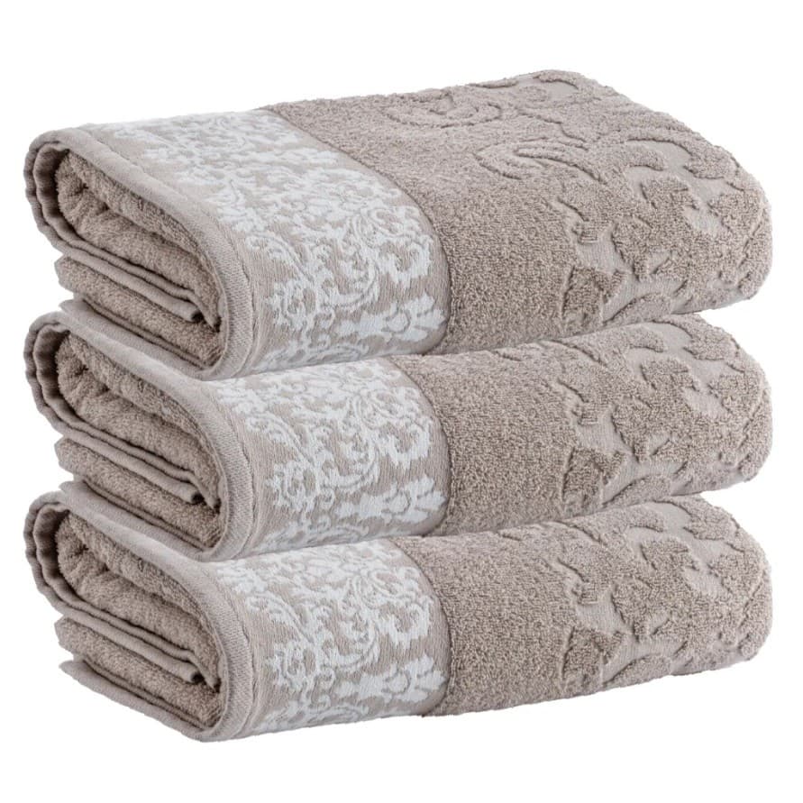 Toalha De Banho Corttex Medalhão Jacquard Alta Absorção
