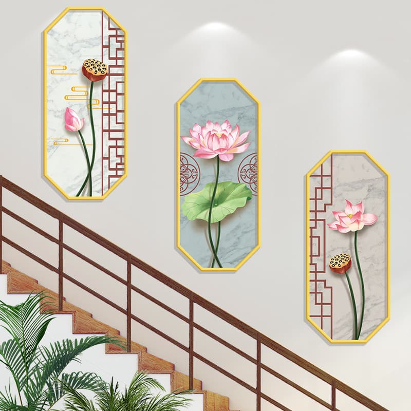 Estilo chinês restaurante adesivos de parede sala estar Hotel decoração fundo adesivos papel de parede auto-adesivo