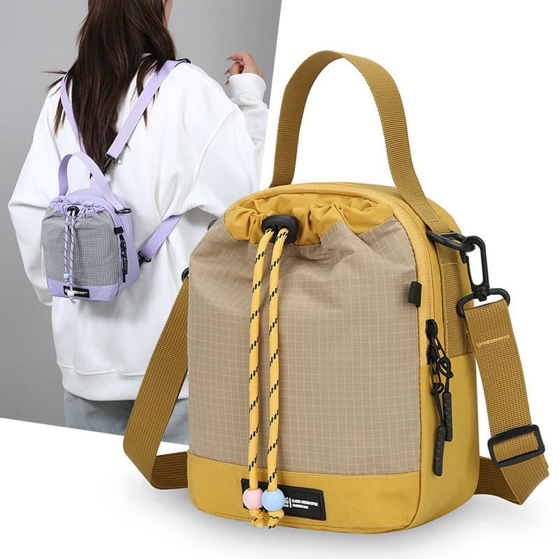Nylon novo estilo multifuncional estilo ocidental textura de um ombro bolsa feminina moda Cross-corpo saco na moda ponto