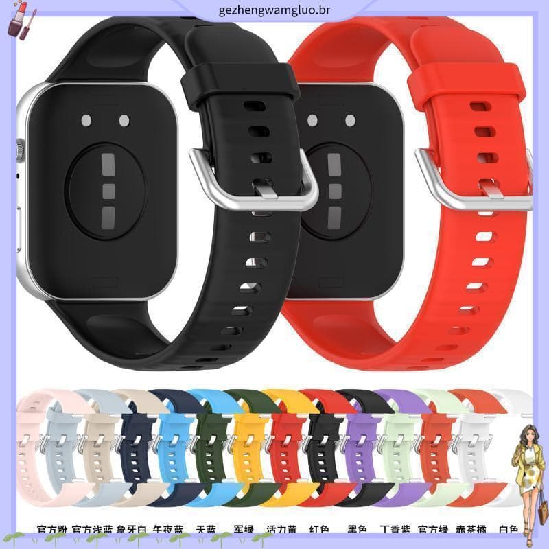 Adequado para Huawei relógio Fit4/3 cinta esportes pulseira de Silicone líquido novo estilo pulseira de substituição à p