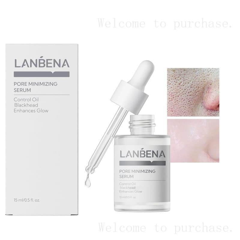 Sérum Facial para Cuidados com os Poros LANBENA, Minimiza Poros Dilatados, para Redução de Poros, Controle de Oleosidade