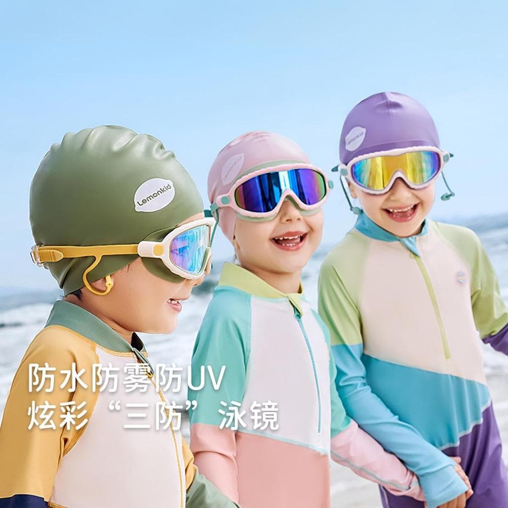 Japão japão IKFA óculos de natação infantil anti-ultravioleta de alta definição impermeável anti-nevoeiro meninos menina