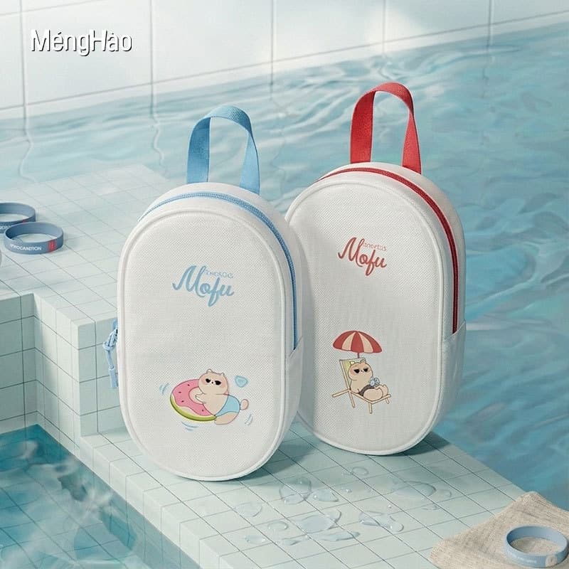 Saco de armazenamento de natação à prova dwaterproof água grande capacidade saco de higiene pessoal seco molhado separaç
