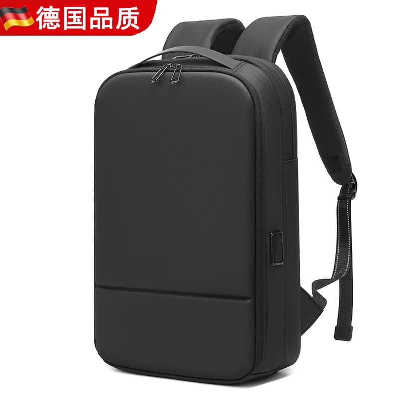 Mochila masculina alemã leve de 53 cm para laptop, mochila repelente de água para viagem de curta distância