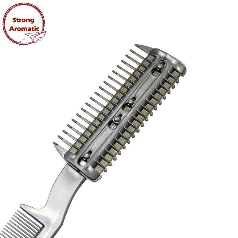 StrongArom Aparador De Pêlos De Cães De Estimação Pente Corte Com 2 s Aliciamento Navalha Desbaste Cão Gato Pentes Remov