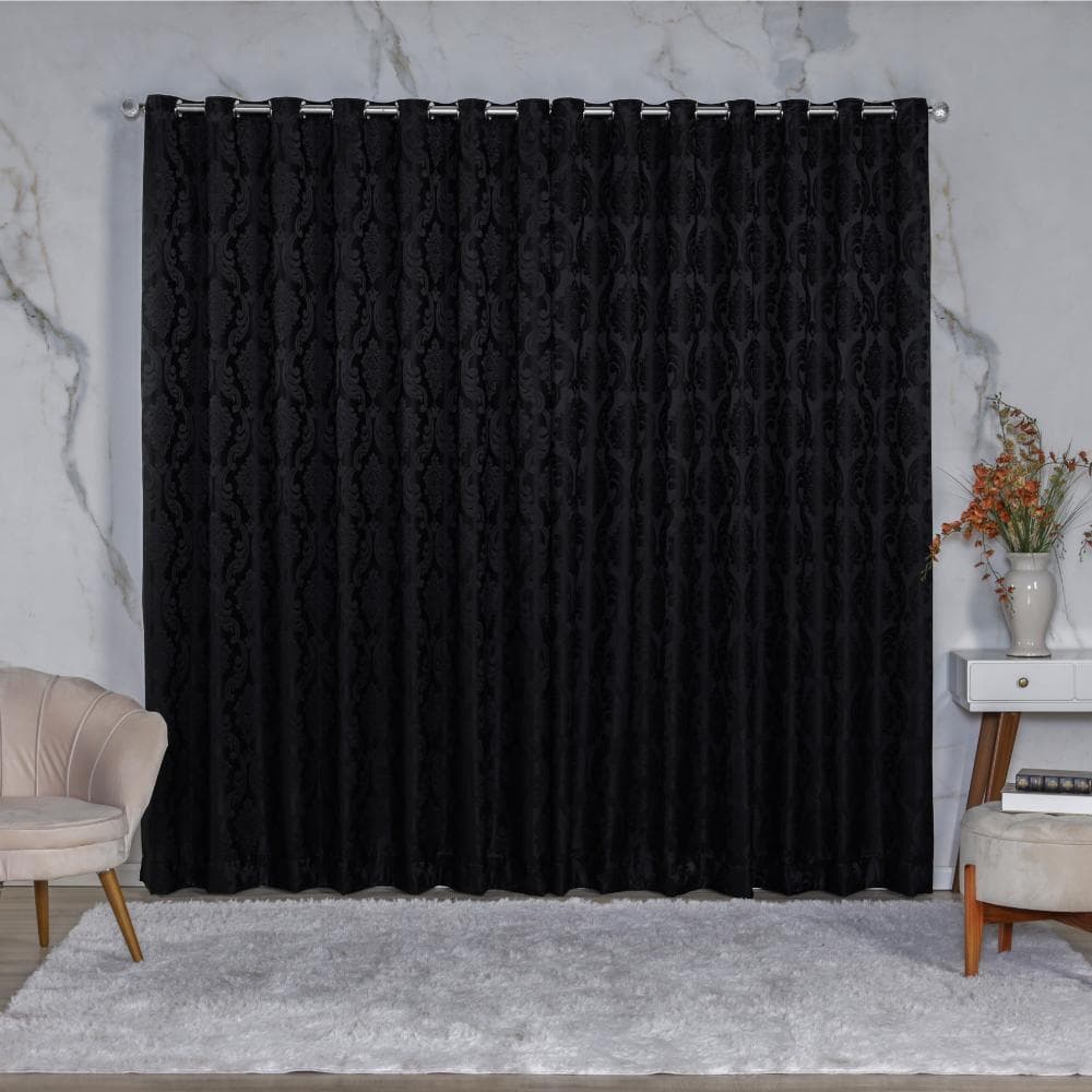 Cortina Decorativa Jacquard 4,00m x 2,80m Tecido Grosso Elegante Lavável em Máquina