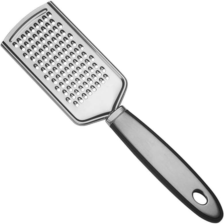 Ralador de Queijo e Zester Profissional de Cozinha em Aço Inoxidável, Ralador de Limão de Metal com Cabo para Queijo, Ch