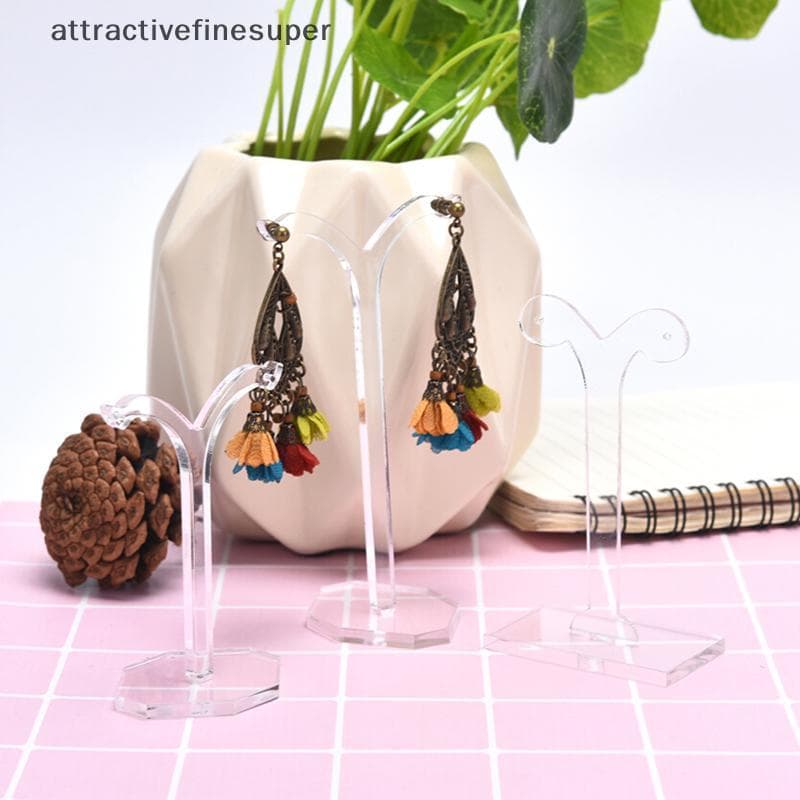 Acrílico Stud Dangle Brincos Display Ra Stand Jóias Cabide Organizar Titular