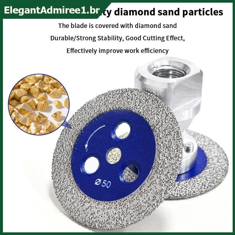 ELEGA M14 Diamond Turbo Saw Blade Disco De Flange Removível Para Corte De Concreto De Mármore De Granito