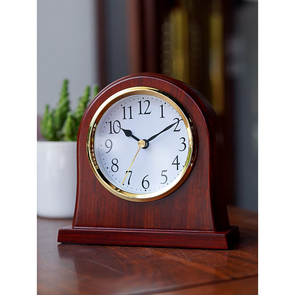 Hanshi estilo chinês mogno relógio de mesa sala estar contador decoração Desktop ornamentos Bogu Rack relógio mesa escri
