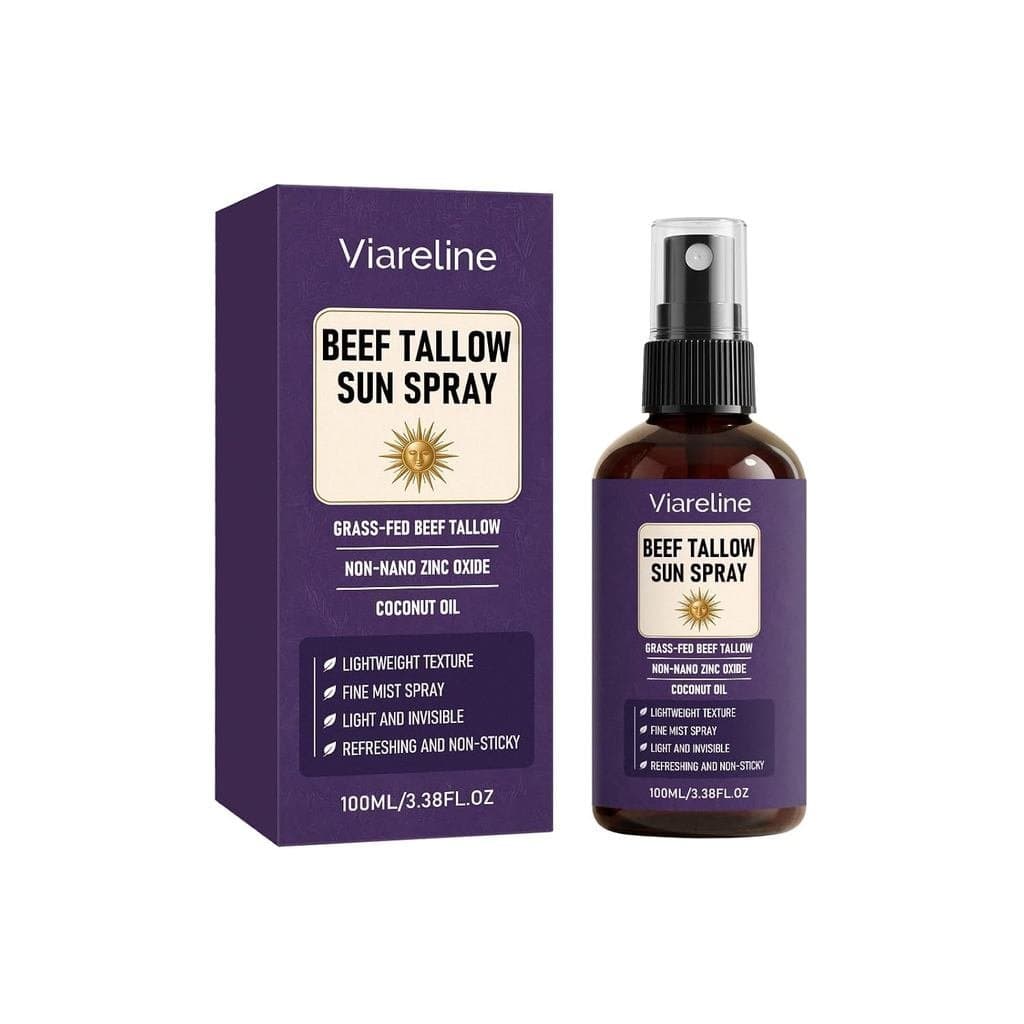 Protetor Solar BeefTallow com Óxido de Zinco Não Nano, 100ml – Protetor Solar Mineral, Proteção Solar Leve, Fórmula Hidr
