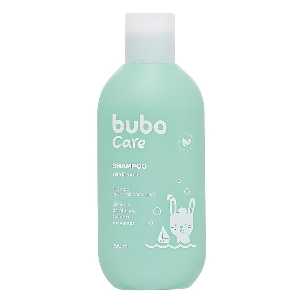 Shampoo Buba Care S/ Lágrimas Infantil 100% Vegano 250ml
