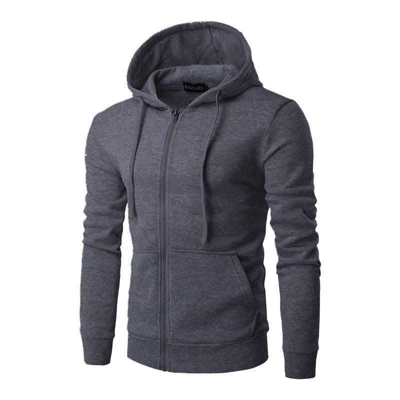 Moletom Com Capuz Com Zíper Masculino Slim-fit Moletom Esportivo Casual Masculino Suporte Logotipo Impresso