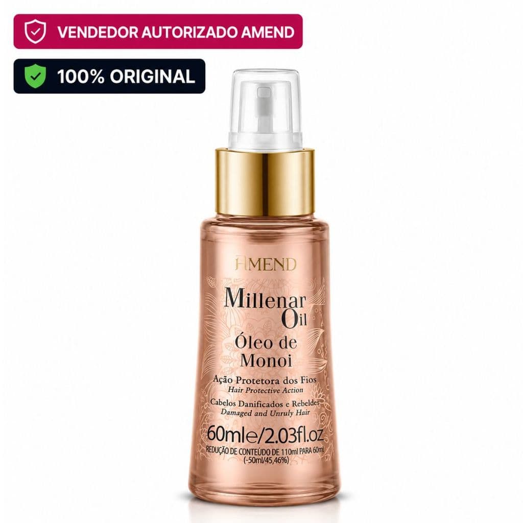 Óleo De Monoi Amend Millenar Oil Segredos Do Mundo 60ML
