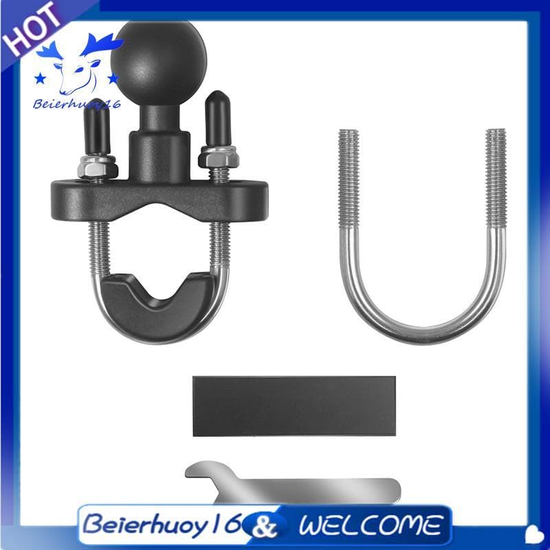 Adaptador De Montagem De Cabeça Esférica Para Guidão De Motocicleta Suporte De Telefone De Moto De Fácil Instalação