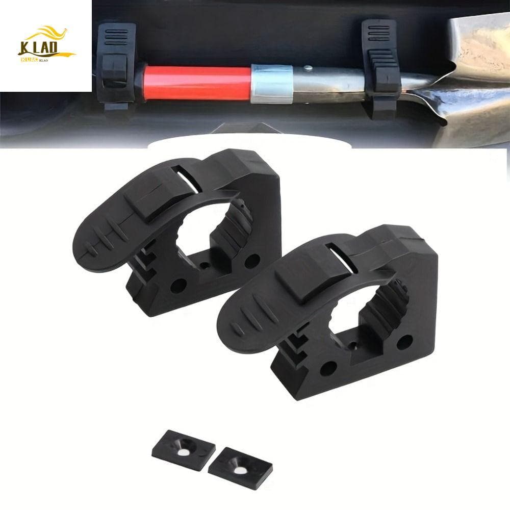 KLAOSD 2 Unidades De Braçadeira De Punho Rápido , Preto/Vermelho , Liberação Rápida De 1 "-1.5 " De Diâmetro , Suporte D