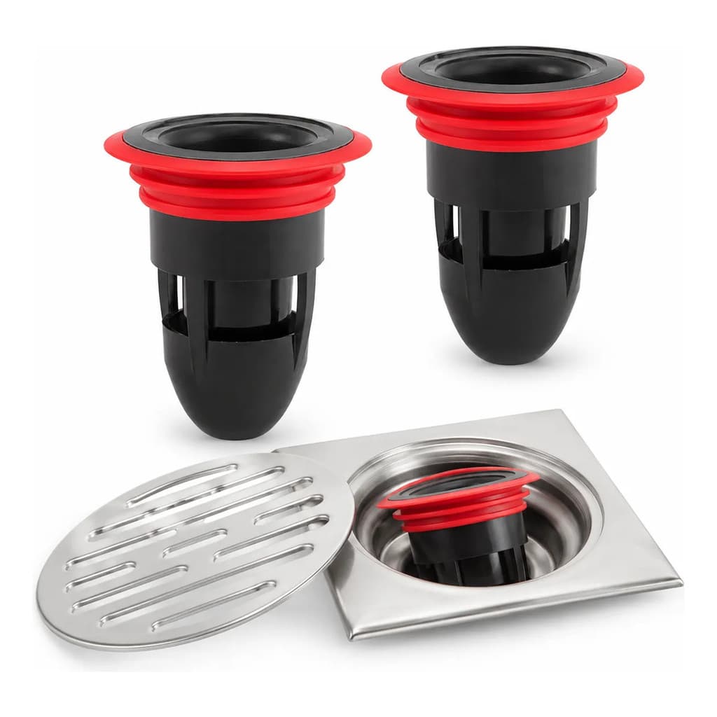 Ralo Dreno Interno Silicone Eliminador Anti Odor Anti Inseto Anri Retorno de Esgoto Banheiro Quintal Cozinha Casa
