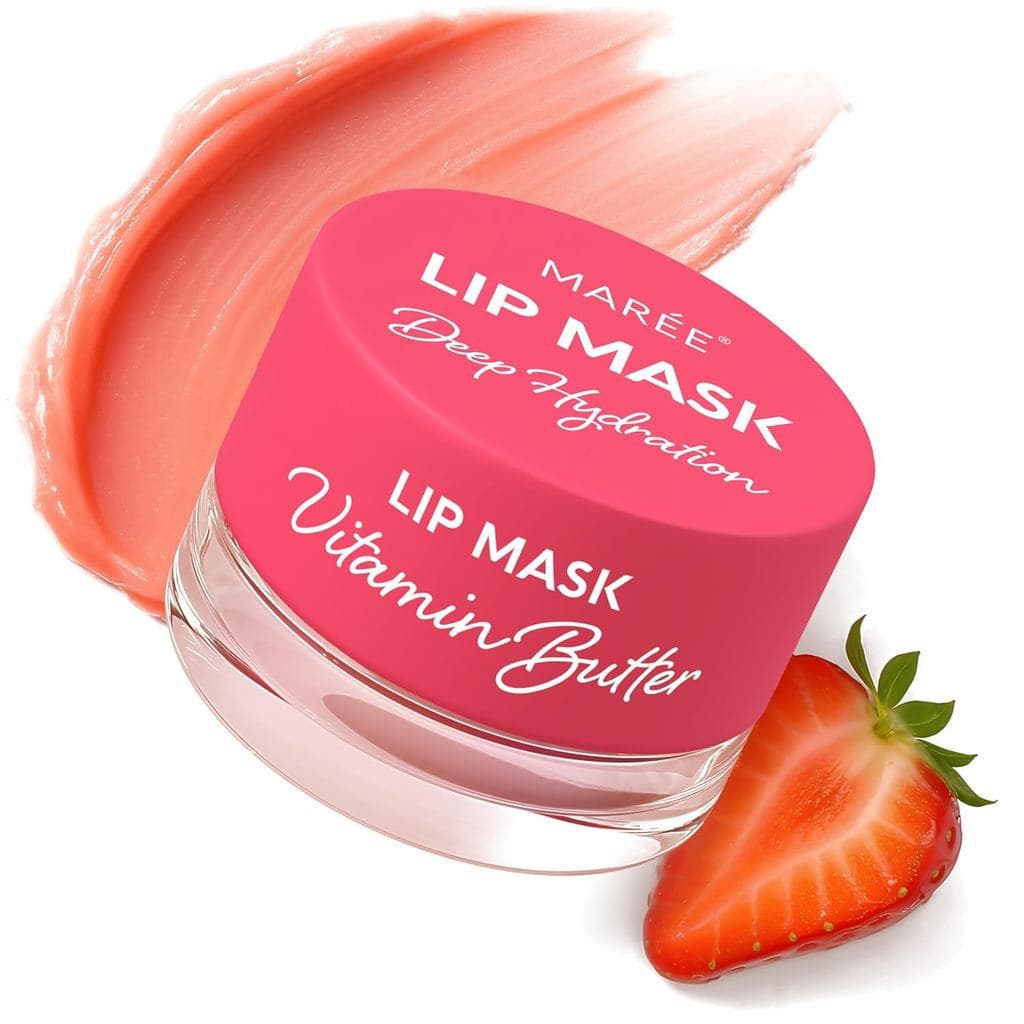 Máscara Labial Noturna MAREELipMask - Hidratante labial para lábios extremamente secos - Bálsamo labial hidratante conte