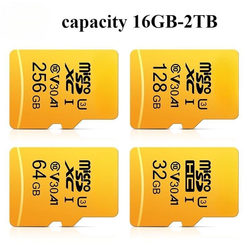 Novo Cartão De Memória 16GB 64GB 128GB 256GB 512GB 1TB U3 4K Micro SD 256GB Microsd UHS-I C10 V30 TF Trans Flash