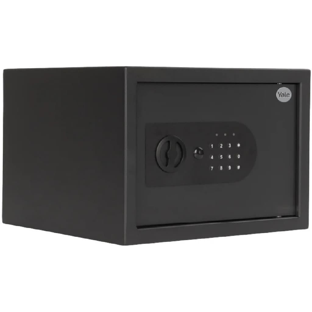 Cofre Digital Yale Essential Médio Com Senha Chave E Iluminação Interna
