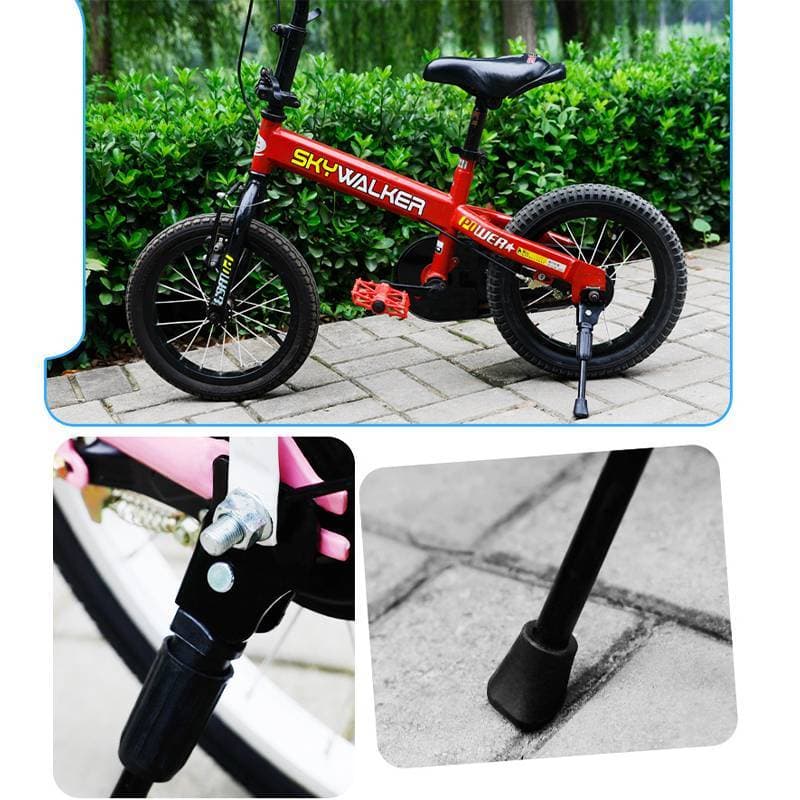 [ljc] Suporte Para Bicicleta Infantil Roda De 12 14 16 18 Polegadas Lateral Ki Traseiro Bicicletas De Aço Premium Ras [B