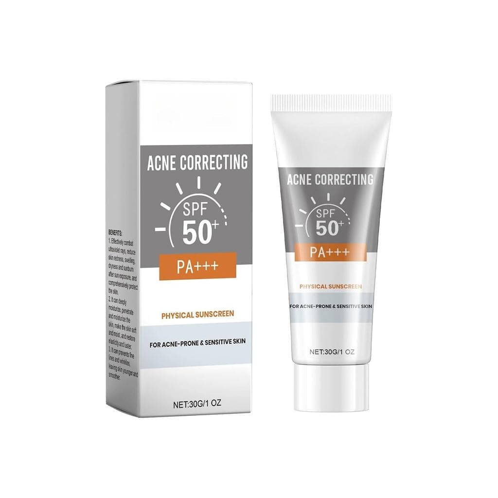 Protetor Solar SPF 50, Loção Protetora Solar PA+++ Protetor Solar para Usar Sob a Maquiagem, Creme à Prova d'Água e Suor