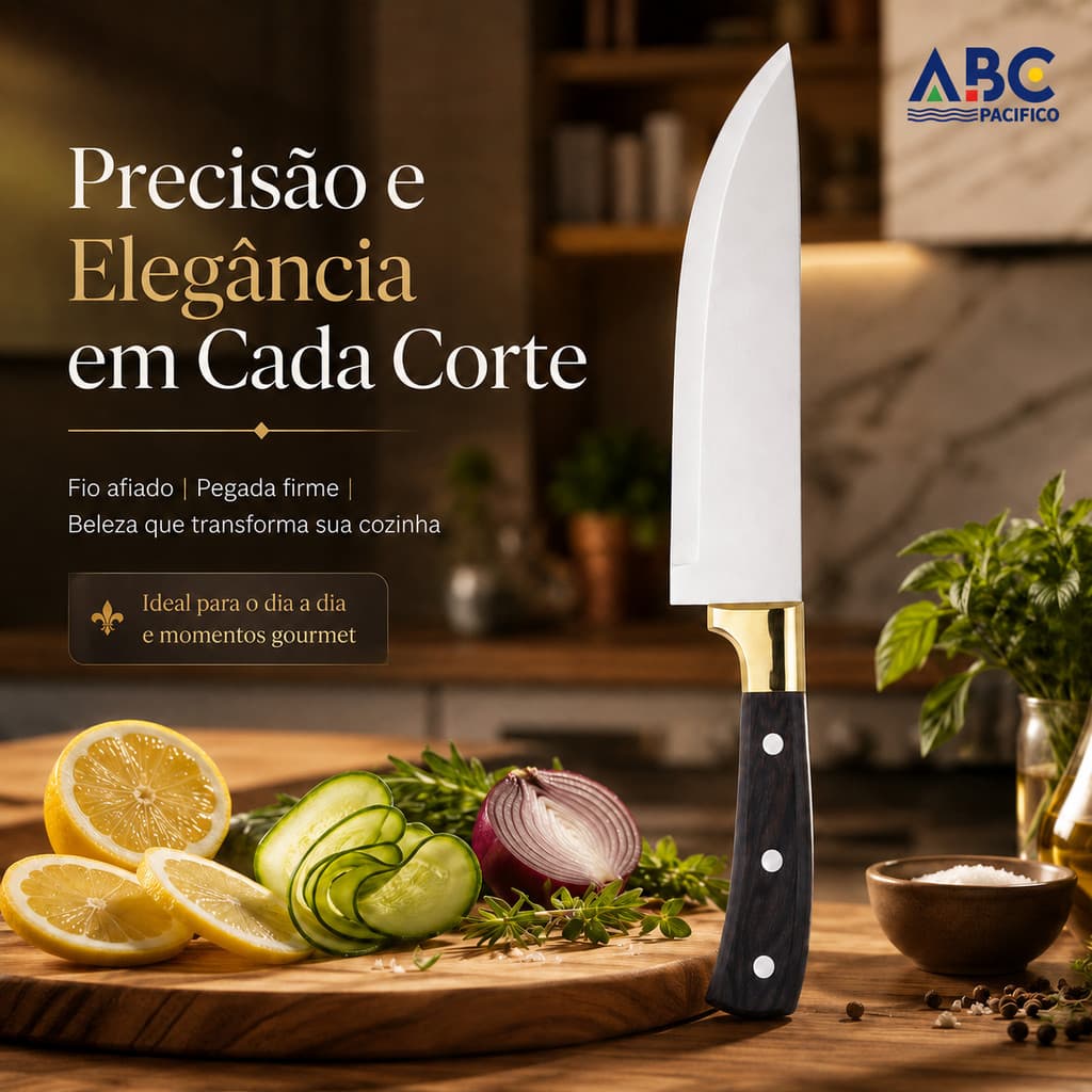 Cutelo Forjado Artesanal Premium Aço Inox Profissional Faca de Churrasco para Desossar Carne Açougue Chef Cozinha