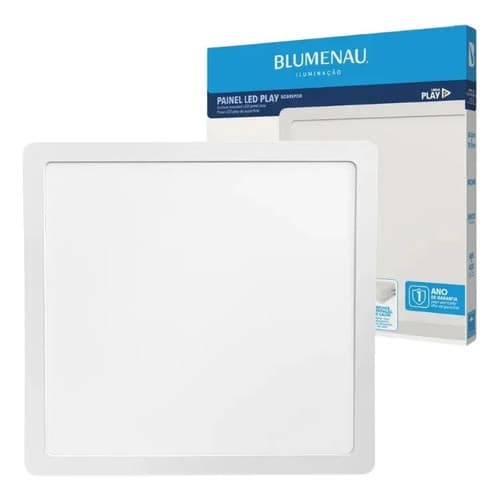 PAINEL PLAFON 24W - BRANCO FRIO 6500K