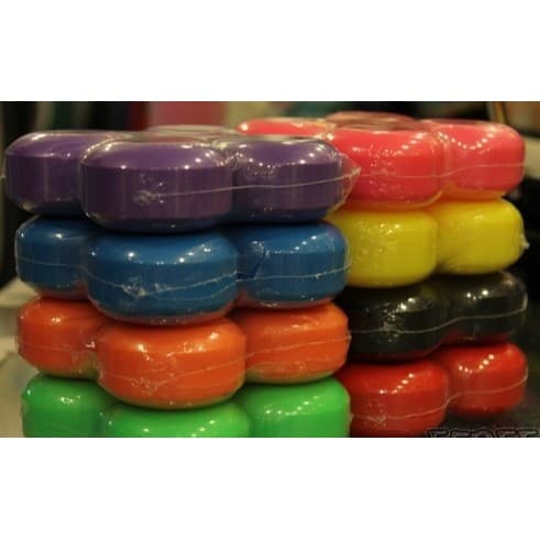 Rodas de skate cruas de alta elasticidade, rodas coloridas --- Loja de skate Shanghai Yifei