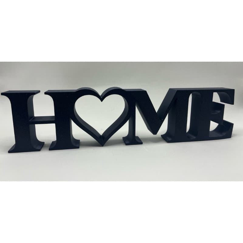 Placa Decorativa “Home” – Impressão 3D Minimalista (24,5 cm)