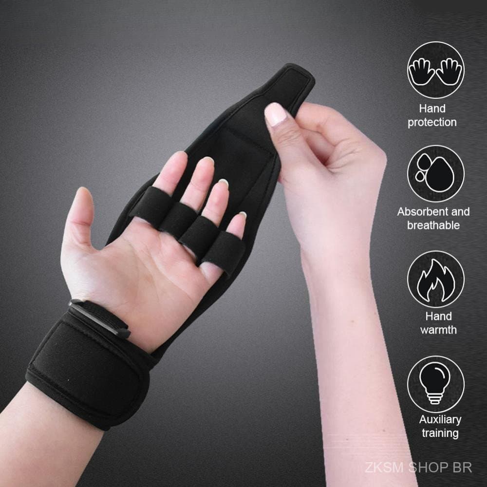 Conjunto de Luvas Especiais para Anéis de Polias, Proteção para as Mãos, Treinamento de Reabilitação para Hemiplegia