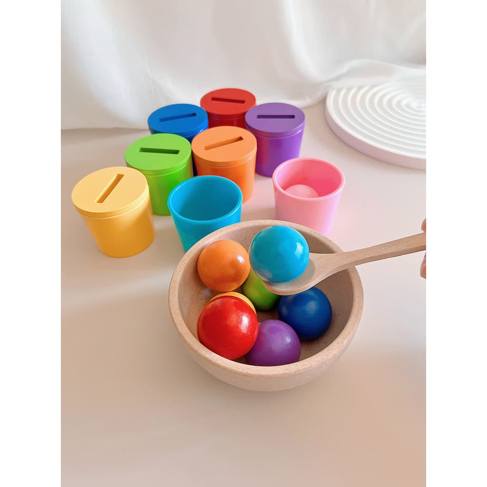 1-3 anos de idade Montessori educação infantil cor cognição classificação copo desenvolvimento do bebê Exquis intelectua