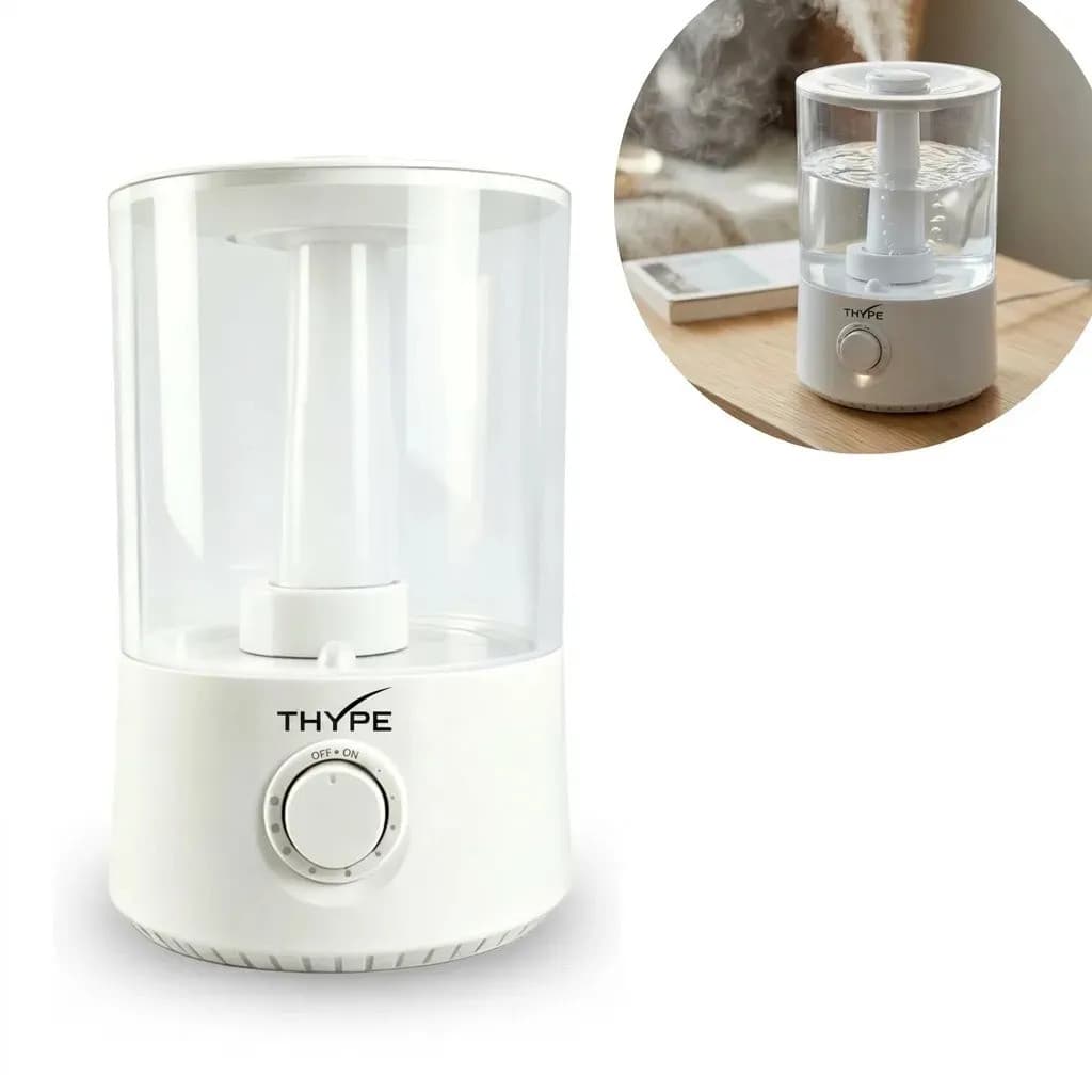 Umidificador De Ar Ambiente Elétrico 3l Bivolt Silencioso Thype Branco 127/220v