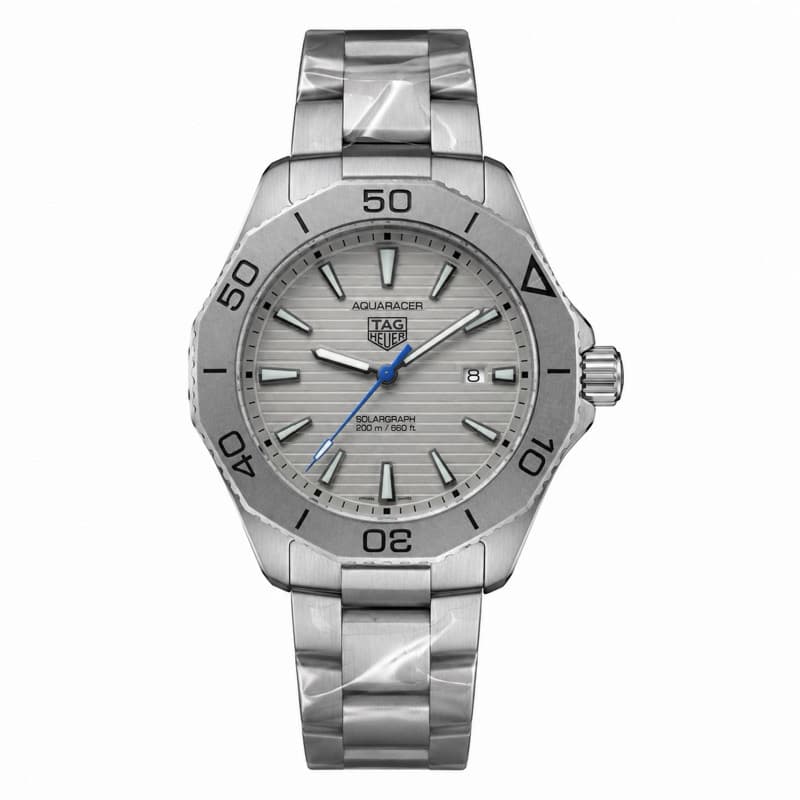 Mega Promoção de Lançamento Relogio Masculino luxo Tag x Aquaracer 41MM aço fosco + Calendário + Bateria extra + caixa