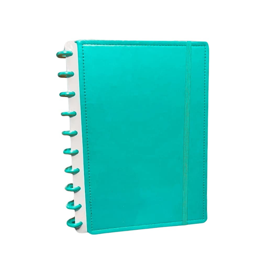 Caderno 8 Discos Inteligente com elastico 80 Folhas Pautadas