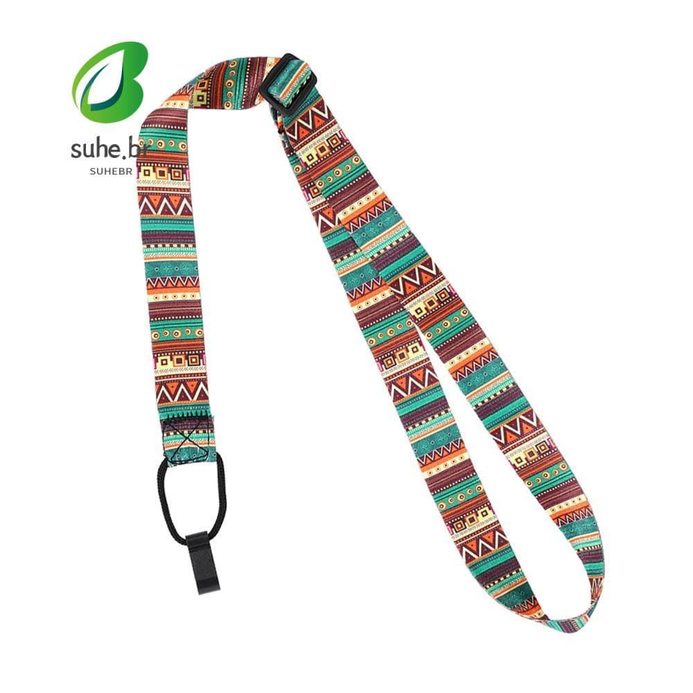 SFBSF 2 Pcs Correia Para Ukulele , De Guitarra Colorida De Nylon + Poliéster , Alça De Instrumento De Comprimento Ajustá