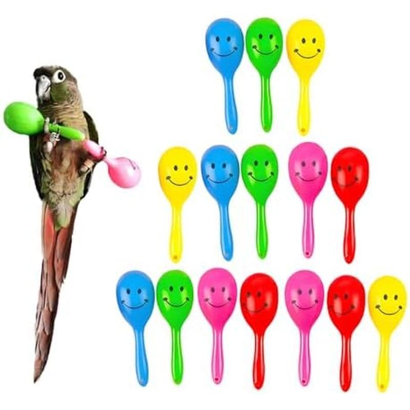 Brinquedos De Papagaio , Para Pés De Pássaros Com Chocalhos Pequenos , Pacote 15 | conures , Calopsitas , Periquitos , E