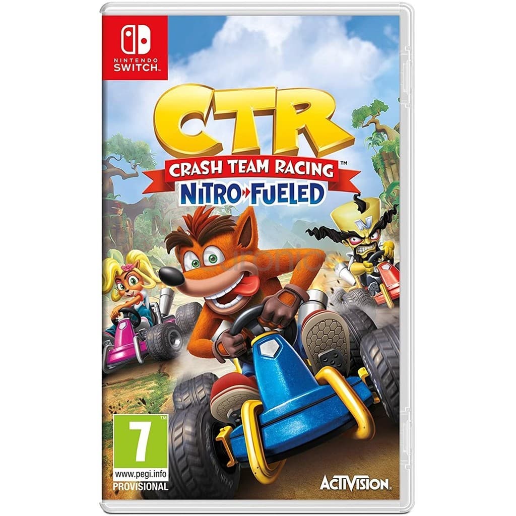 Crash Team Racing Nitro-Fueled - Switch | Cartucho Físico Original | Multiplayer Cooperativo de Sofá | Pronta Entrega