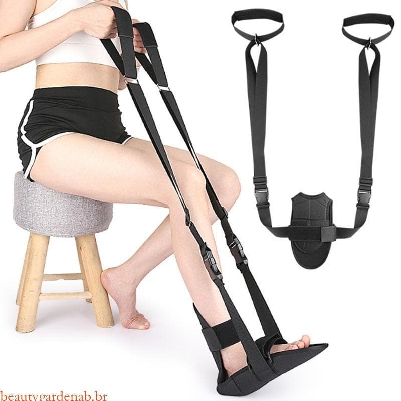 beautygardenab Faixas Elásticas De Flexibilidade De Exercício Ajustáveis Cinto De Alongamento De Pés Correia Elástica De